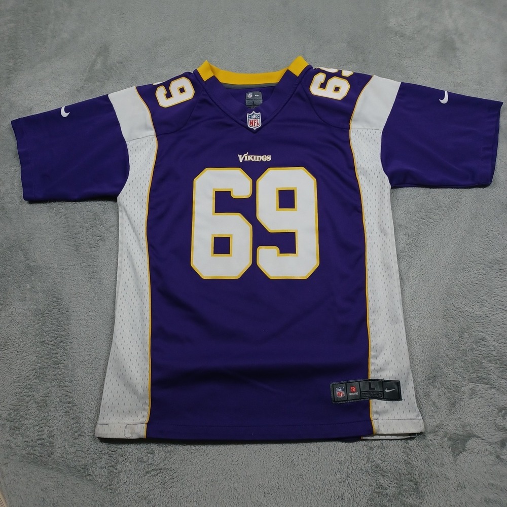 Minnesota Vikings Jersey Boys Large Purple Nike NFL On Field Allen